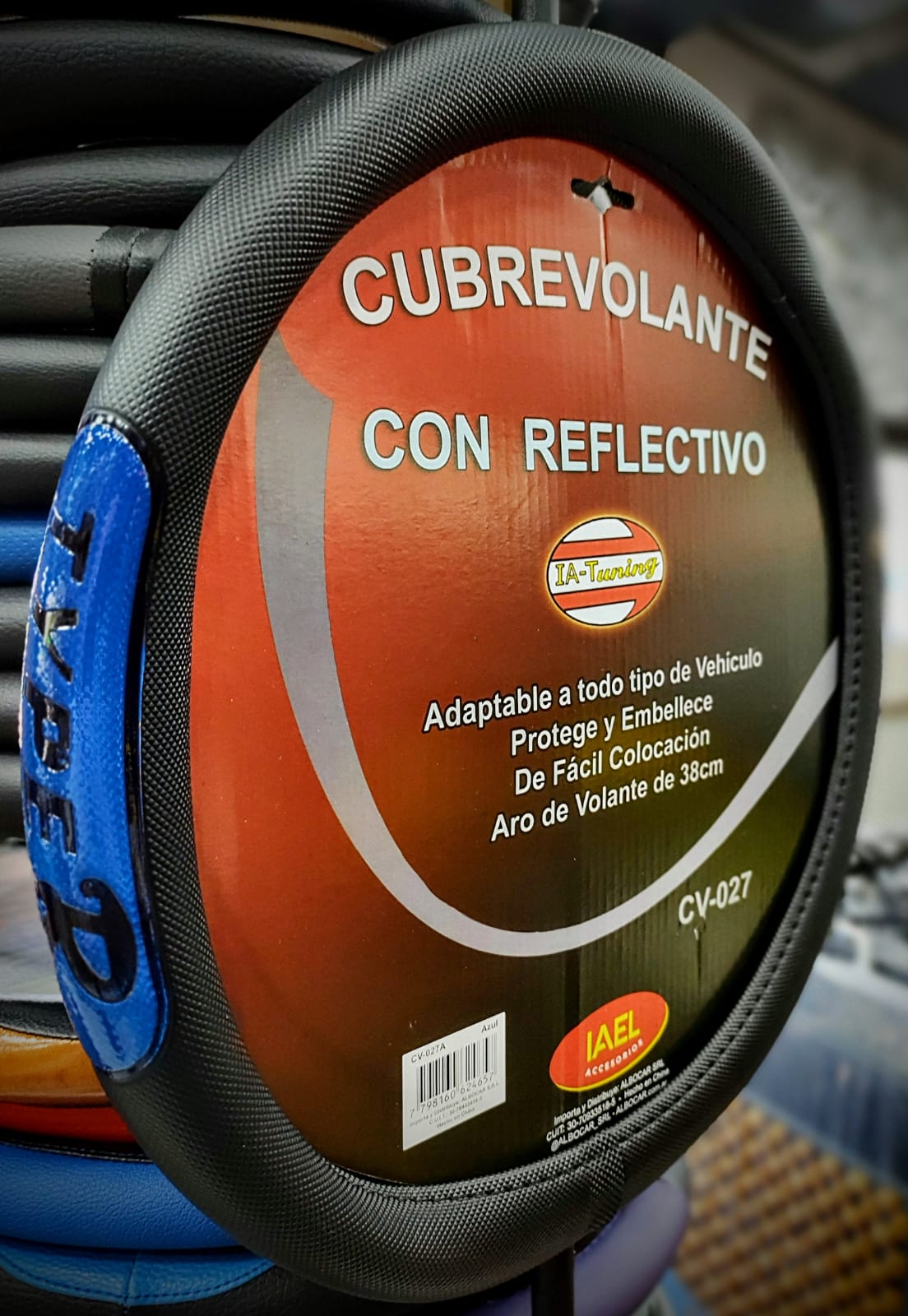 reflectivo azul